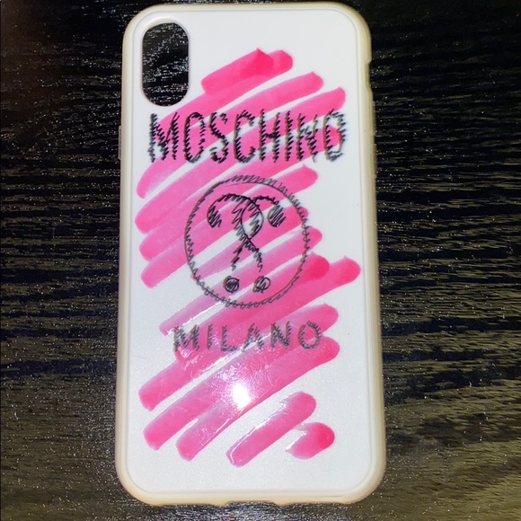 Moschino Milano IPhoneX graphic phone 📱 case